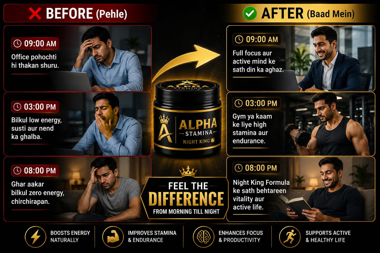 👑 Alpha Stamina (Night King)